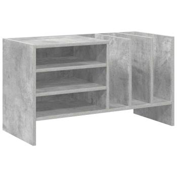 Schallplattenschrank Beton Grau 78,5 x 35 x 45 cm Holzwerkstoff