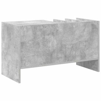 Schallplattenschrank Beton Grau 78,5 x 35 x 45 cm Holzwerkstoff