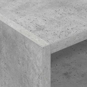 Schallplattenschrank Beton Grau 78,5 x 35 x 45 cm Holzwerkstoff