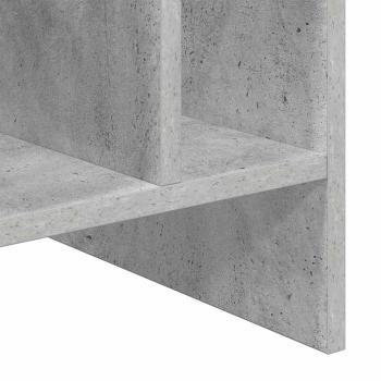 Schallplattenschrank Beton Grau 78,5 x 35 x 45 cm Holzwerkstoff