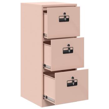 Aktenschrank Rosa 44 x 50 x 106,5 cm Kaltgewalzter Stahl