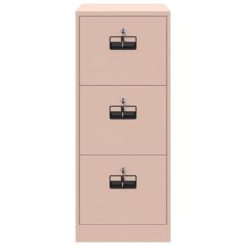 Aktenschrank Rosa 44 x 50 x 106,5 cm Kaltgewalzter Stahl