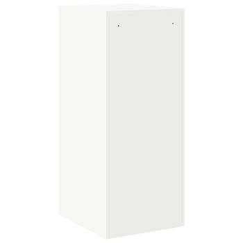 Aktenschrank Weiß 44 x 50 x 106,5 cm Kaltgewalzter Stahl