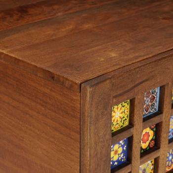 Couchtisch Braun 80 x 50 x 40 cm Massivholz Mango