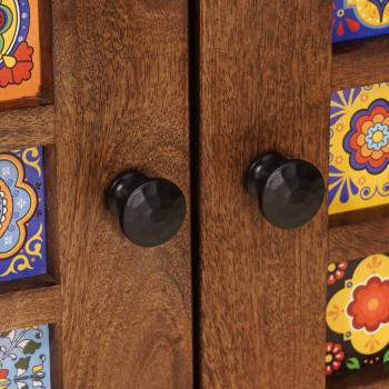 Couchtisch Braun 80 x 50 x 40 cm Massivholz Mango