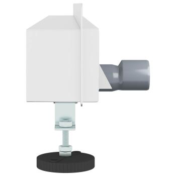 Wandmontierter Duschablauf Silber 90 cm Edelstahl 304