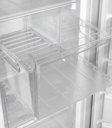 Exquisit GS230-H-040D Stand Gefrierschrank, 54,4 cm breit, 168 L, weiß