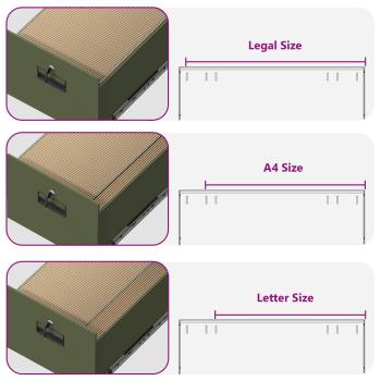 Aktenschrank Olive Grün 44 x 50 x 106,5 cm Kaltgewalzter Stahl