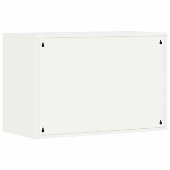 Wandschrank für die Garage mit Gasdrucklift-Tür Weiß