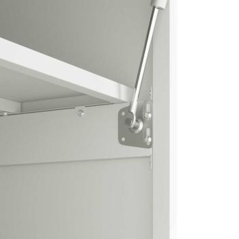 Wandschrank für die Garage mit Gasdrucklift-Tür Weiß