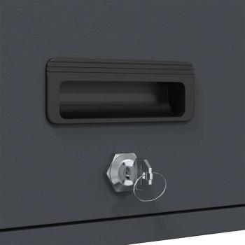 Wandschrank für die Garage mit Gasdrucklift-Tür Anthrazit