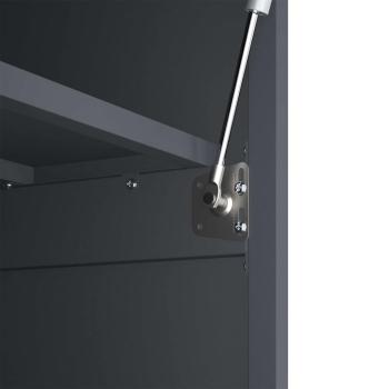 Wandschrank für die Garage mit Gasdrucklift-Tür Anthrazit