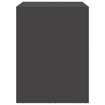 Wandschrank für die Garage mit Gasdrucklift-Tür Schwarz