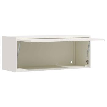 Wandschrank für die Garage mit Gasdrucklift-Tür Weiß