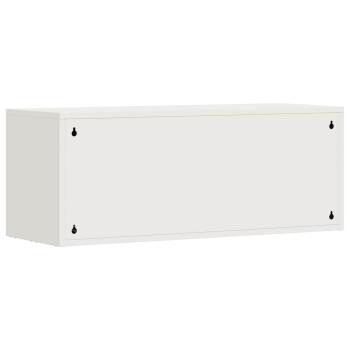 Wandschrank für die Garage mit Gasdrucklift-Tür Weiß