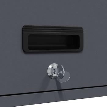 Wandschrank für die Garage mit Gasdrucklift-Tür Anthrazit