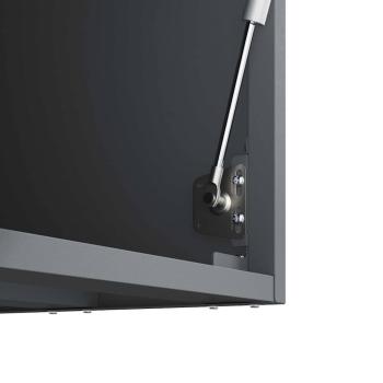 Wandschrank für die Garage mit Gasdrucklift-Tür Anthrazit