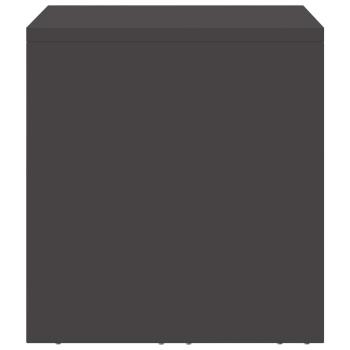 Wandschrank für die Garage mit Gasdrucklift-Tür Schwarz