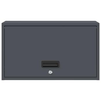 Wandschrank für die Garage mit Gasdrucklift-Tür Anthrazit