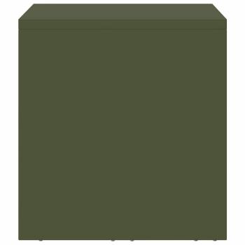 Wandschrank für die Garage mit Gasdrucklift-Tür Olivgrün