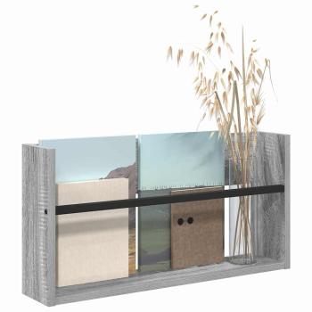 Magazinregal Graues Sonoma 60 x 12 x 30 cm Holzwerkstoff
