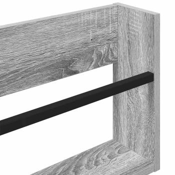 Magazinregal 2 pcs Graues Sonoma 60 x 12 x 30 cm Holzwerkstoff