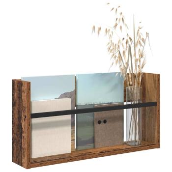 Magazinregal mit Regal Altholz 60 x 12 x 30 cm Holzwerkstoff
