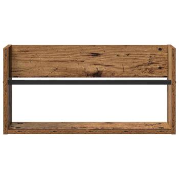 Magazinregal mit Regal Altholz 60 x 12 x 30 cm Holzwerkstoff