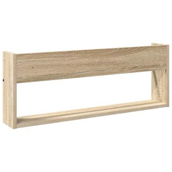 Magazinregal Sonoma-Eiche 80 x 12 x 30 cm Holzwerkstoff