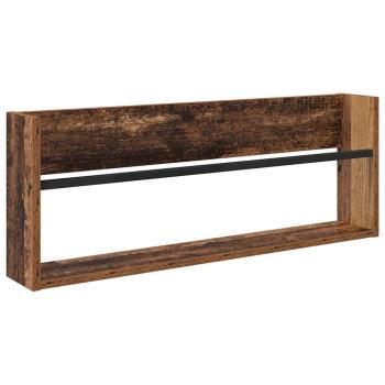 Magazinregal mit Regal Altholz 80 x 12 x 30 cm Holzwerkstoff