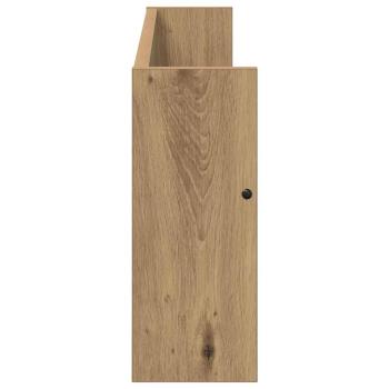 Magazinregal 2 pcs Artisan-Eiche 80 x 12 x 30 cm Holzwerkstoff