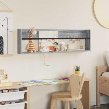 Magazinregal Graues Sonoma 100 x 12 x 30 cm Holzwerkstoff