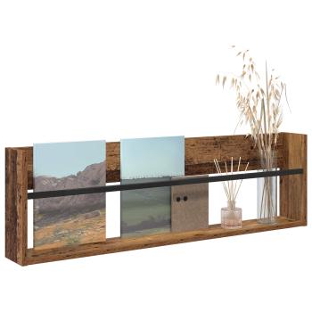 Magazinregal mit Regal Altholz 100 x 12 x 30 cm Holzwerkstoff