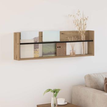 ARDEBO.de - Magazinregal Artisan-Eiche 100 x 12 x 30 cm Holzwerkstoff