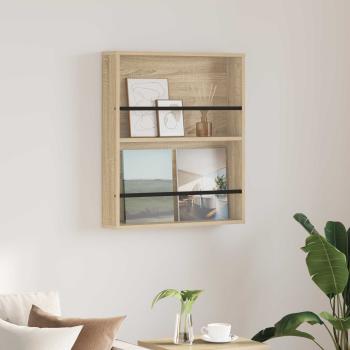 ARDEBO.de - Magazinregal Sonoma-Eiche 60 x 12 x 70 cm Holzwerkstoff