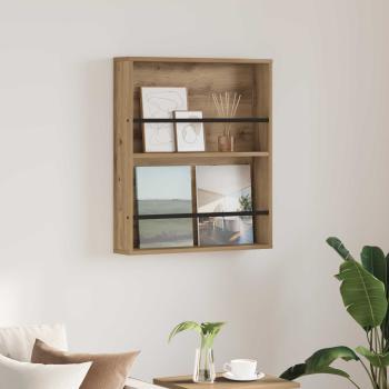 ARDEBO.de - Magazinregal Artisan-Eiche 60 x 12 x 70 cm Holzwerkstoff