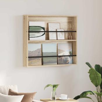 ARDEBO.de - Magazinregal Sonoma-Eiche 80 x 12 x 70 cm Holzwerkstoff