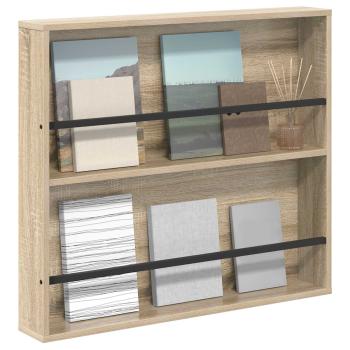 Magazinregal Sonoma-Eiche 80 x 12 x 70 cm Holzwerkstoff