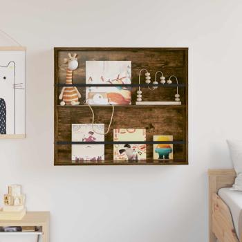 Magazinregal Räuchereiche 80 x 12 x 70 cm Holzwerkstoff