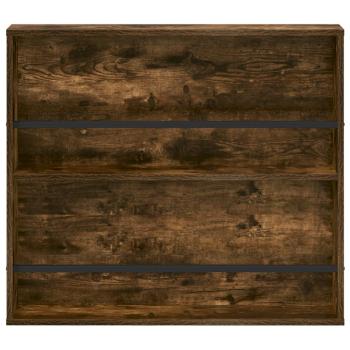Magazinregal Geräucherte Eiche 80 x 12 x 70 cm Holzwerkstoff