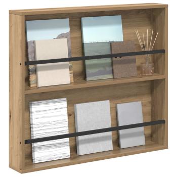 Magazinregal Artisan-Eiche 80 x 12 x 70 cm Holzwerkstoff