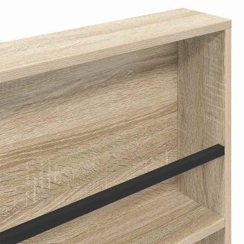 Magazinregal Sonoma-Eiche 100 x 12 x 70 cm Holzwerkstoff