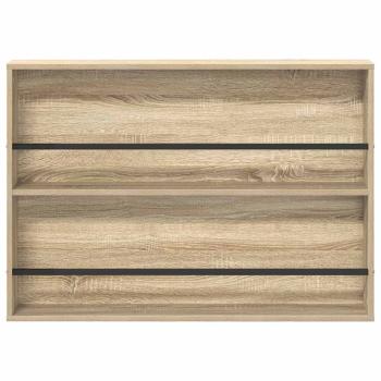 Magazinregal 2 pcs Sonoma-Eiche 100 x 12 x 70 cm Holzwerkstoff