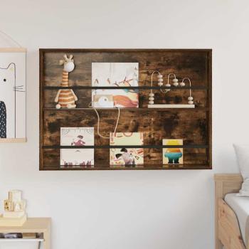 Magazinregal Geräucherte Eiche 100 x 12 x 70 cm Holzwerkstoff