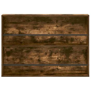 Magazinregal Geräucherte Eiche 100 x 12 x 70 cm Holzwerkstoff