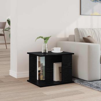 Magazinregal Schwarz Eichen-Optik 35 x 35 x 45 cm Holzwerkstoff