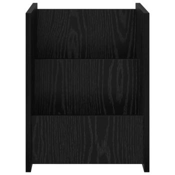 Magazinregal Schwarz Eichen-Optik 35 x 35 x 45 cm Holzwerkstoff