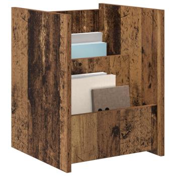 Beistelltisch mit Regal Altholz 35 x 35 x 45 cm Holzwerkstoff