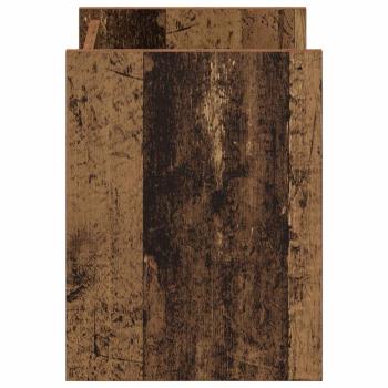 Beistelltisch mit Regal Altholz 35 x 35 x 45 cm Holzwerkstoff