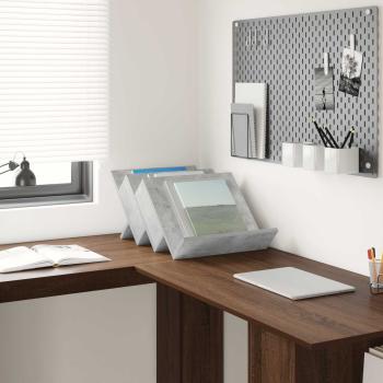 Seitenschrank Beton Grau 57,5 x 40 x 42 cm Holzwerkstoff